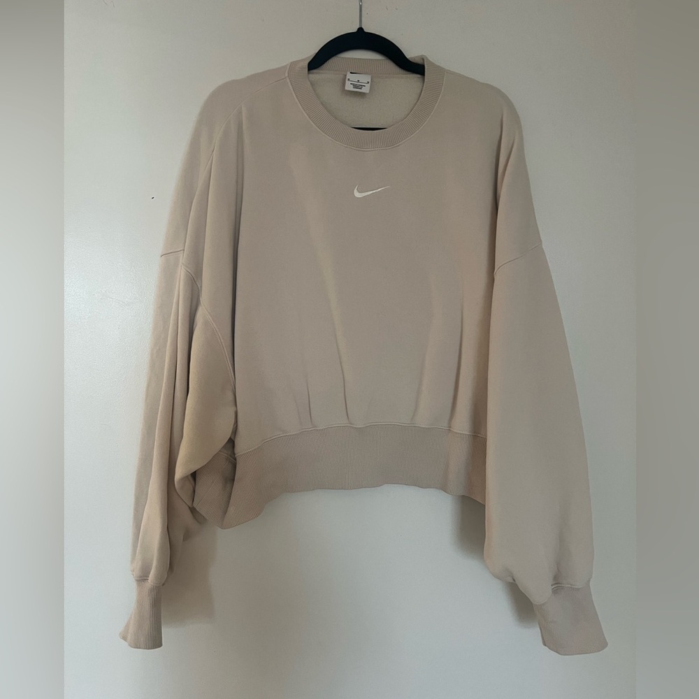 Nike Women's Sweater - Cream